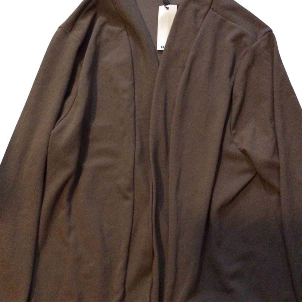 Boohoo Brown Women’s Long Duster Size 18 - Picture 2 of 3